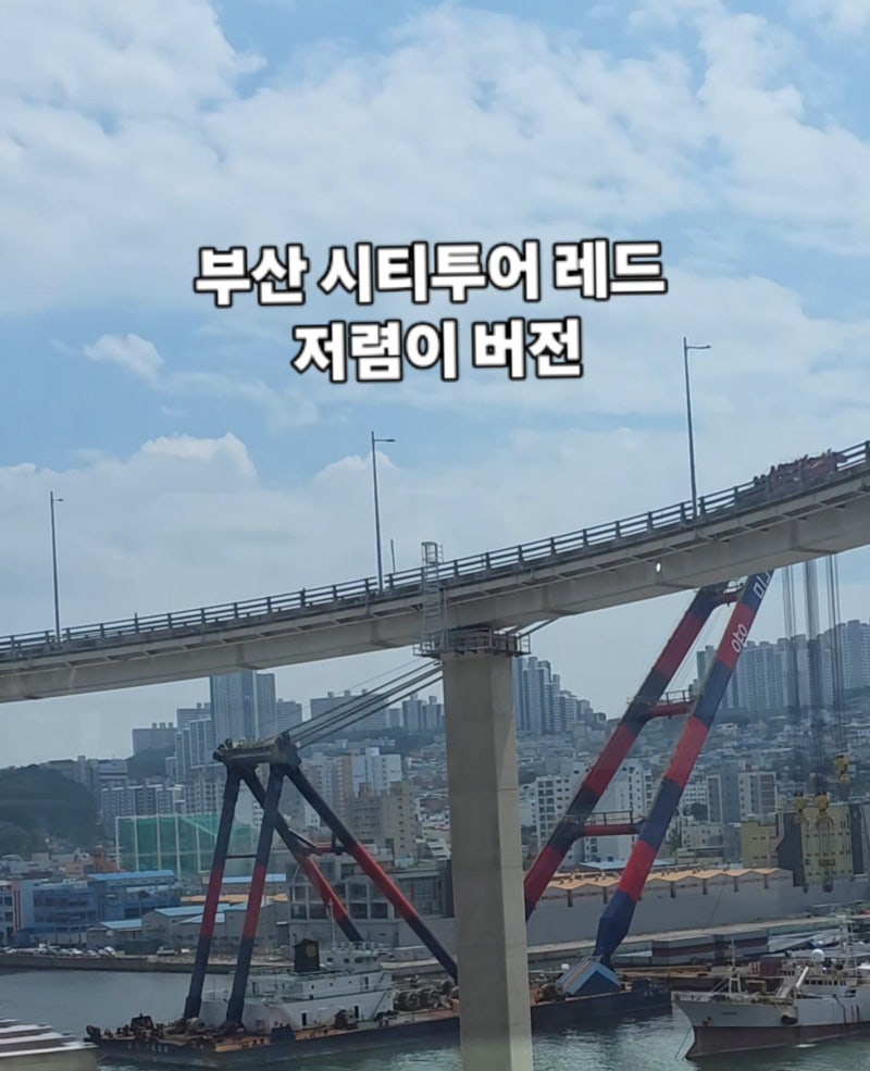부산 시티투어 버스 부산항대교 광안대교 드라이브 요금 저렴하게 타는 법