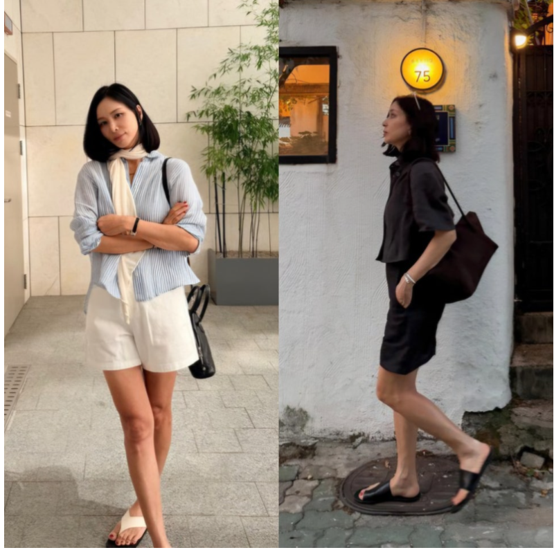 나이 들수록 더 젊어지는 54세 고소영의 여름 신발 공식