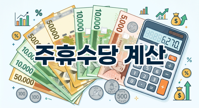 주휴수당 계산법, 주 15시간 일했다면 받을 돈