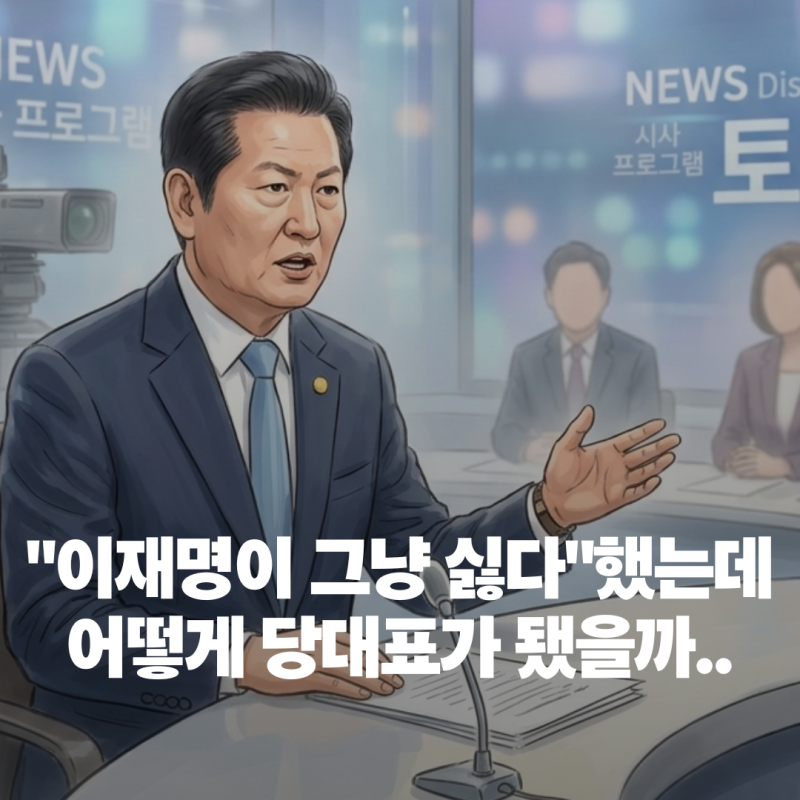 "이재명이 그냥 싫다"던 그 사람이 어쩌다 당대표가 됐을까..(feat.정청래 정치인생)