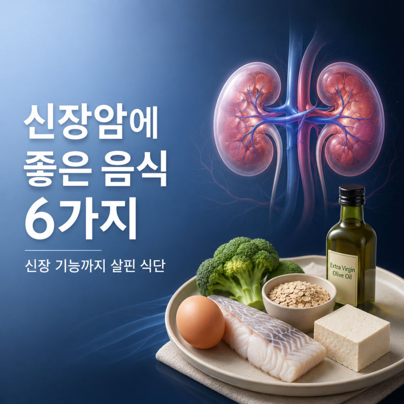 신장암에 좋은 음식 6가지, 신장 기능까지 살핀 식단