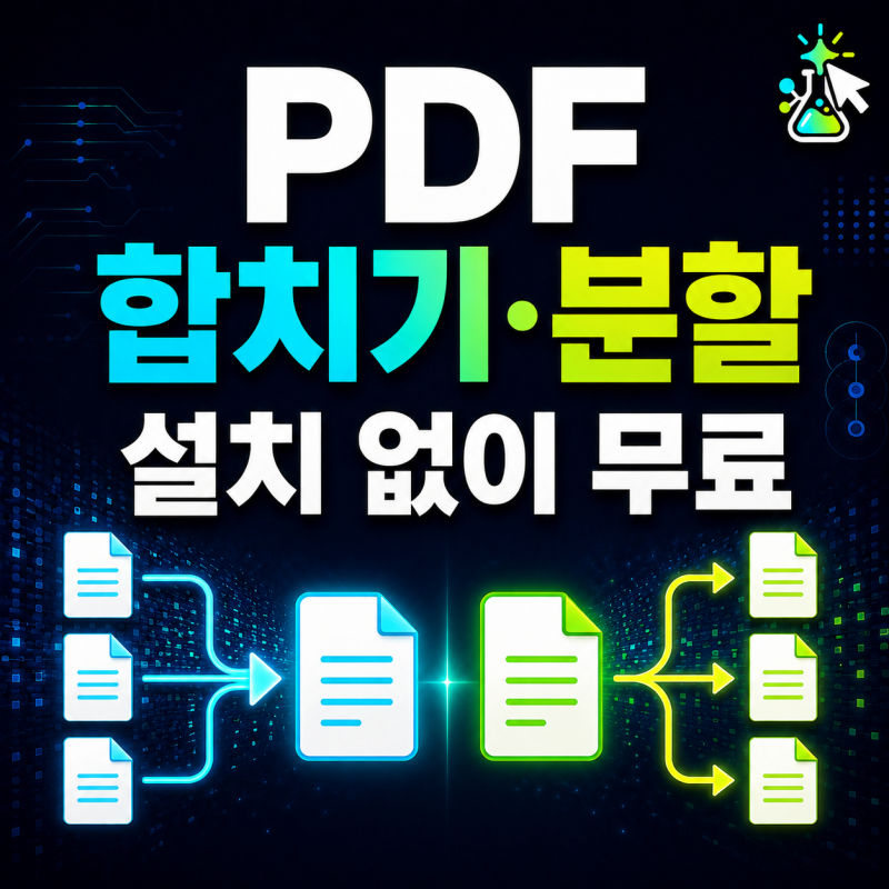 PDF 합치기·분할하기 무료 방법｜설치 없이 파일 병합·페이지 나누기