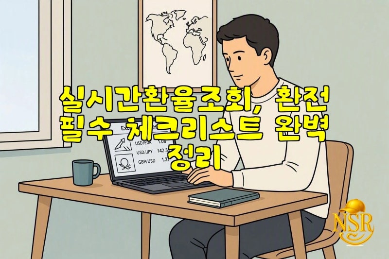 실시간환율조회, 환전 필수 체크리스트 완벽 정리