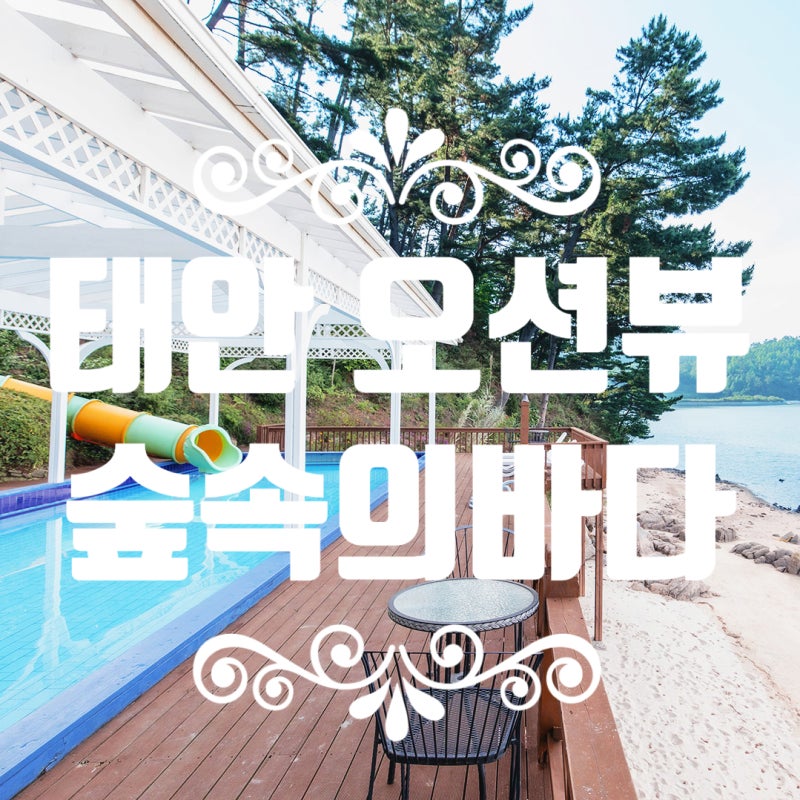 여행: 태안 오션뷰 펜션 숲속의바다 스파 펜션 태안 펜션 태안 숙소 서해 가족 여행