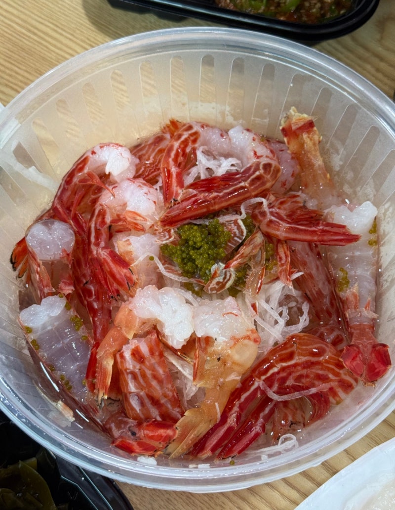 울릉도 여행 독도새우 3종 & 튀김, 도동항 맛집 울릉가 / 포장 후기