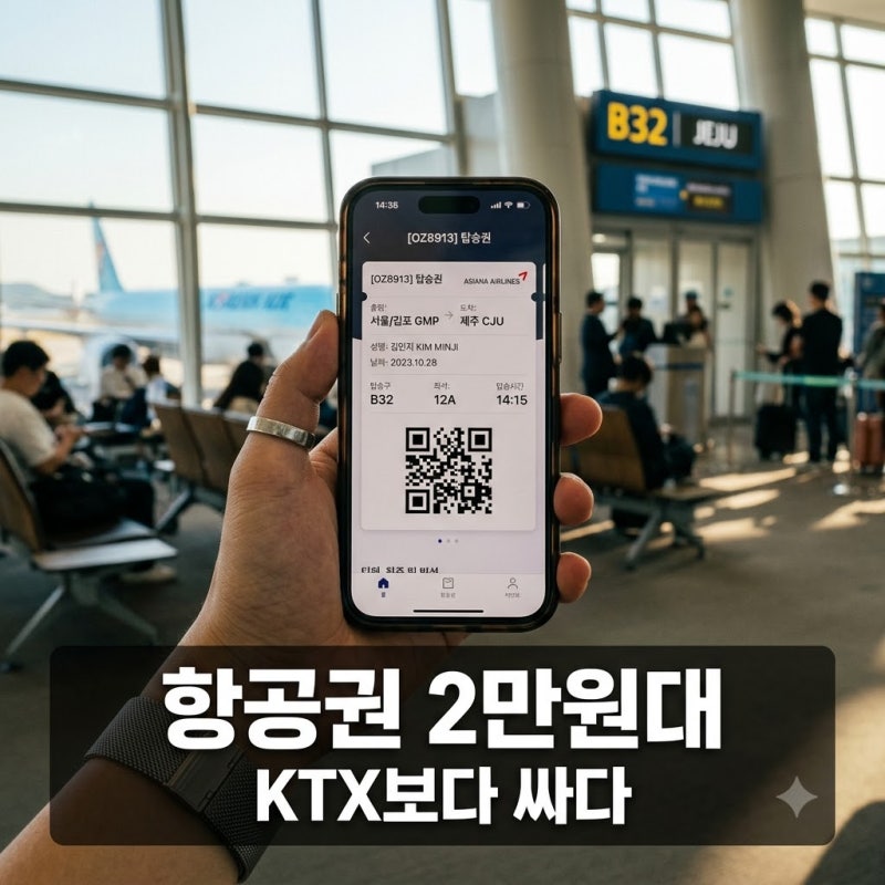 「KTXより安いのに1時間で到着…」金海金浦航空券2万ウォン台の特別価格の正体