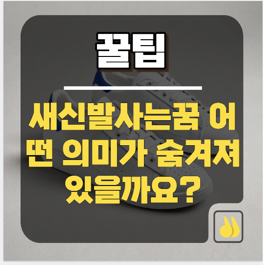 새신발사는꿈 어떤 의미가 숨겨져 있을까요?