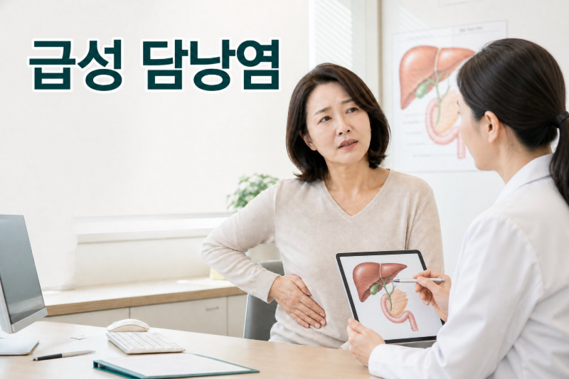 급성 담낭염에 대해 알아보자: 원인, 식생활 습관, 증상과 대처법
