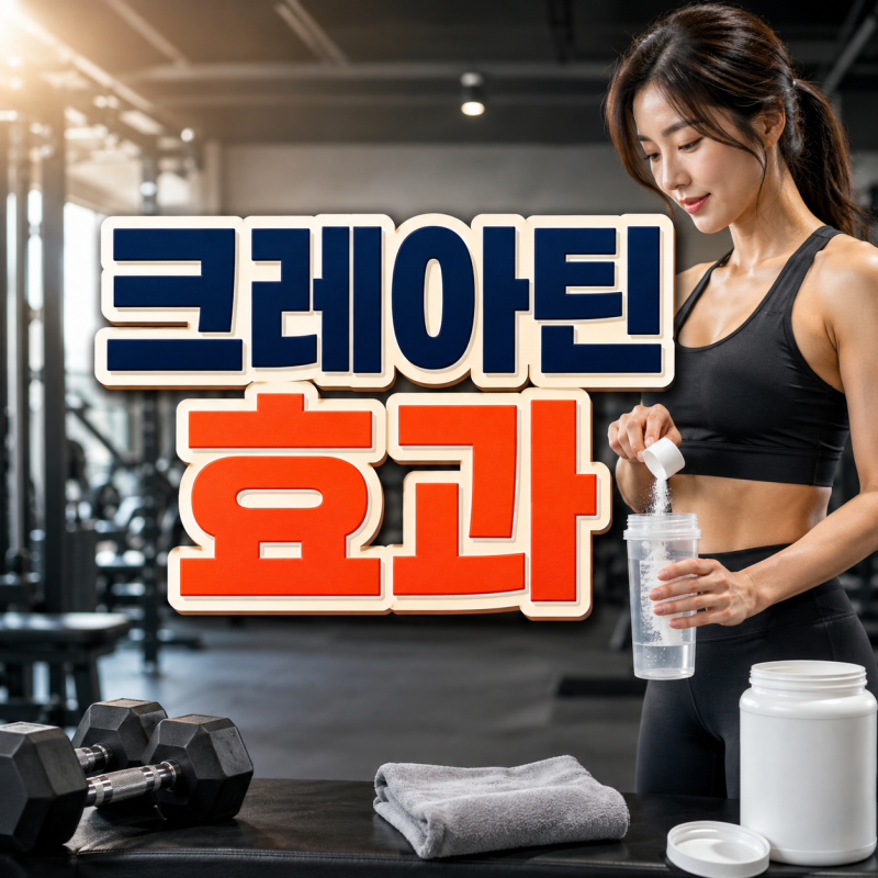 크레아틴 효과와 부작용, 운동 전후 복용법은?