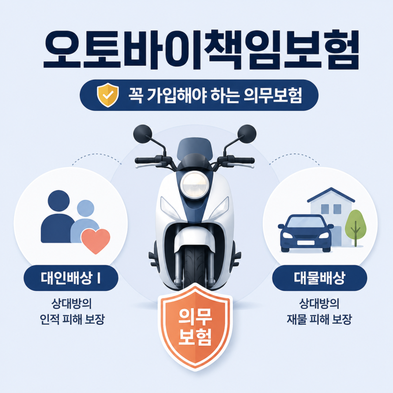 오토바이 책임보험 다이렉트로 가입하기 전, 보장 범위부터 확인하세요