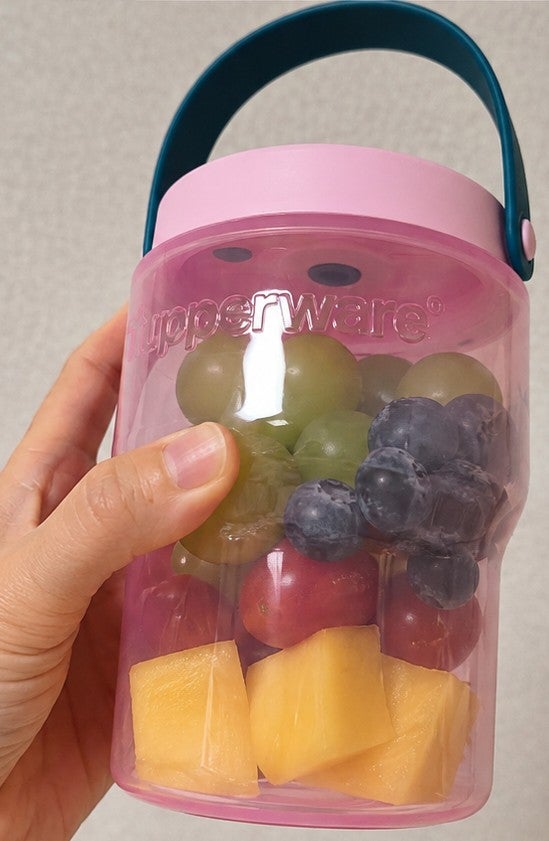 타파웨어 다담자 투고 텀블러 물통  아이 학원 간식용으로 구입했어요 런칭특가 9,900원