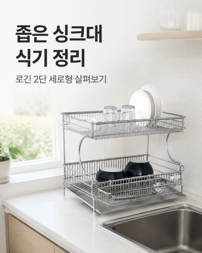 로긴 올스텐 식기건조대 2단 세로형, 구매 전 확인할 5가지