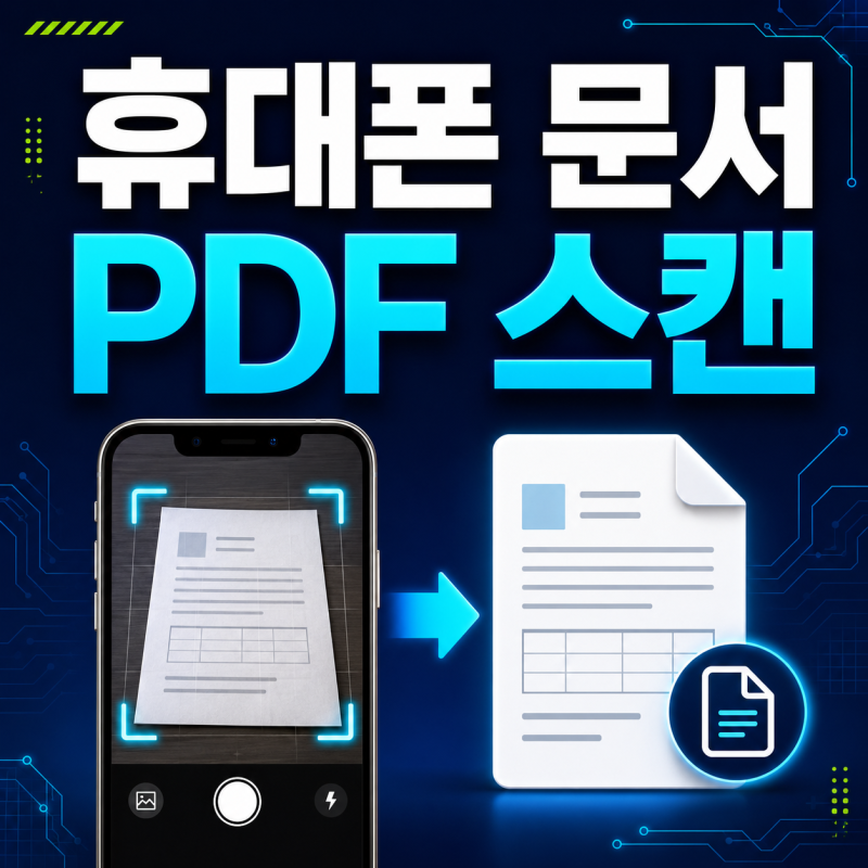 휴대폰으로 문서 스캔하는 법｜사진을 PDF로 무료 저장