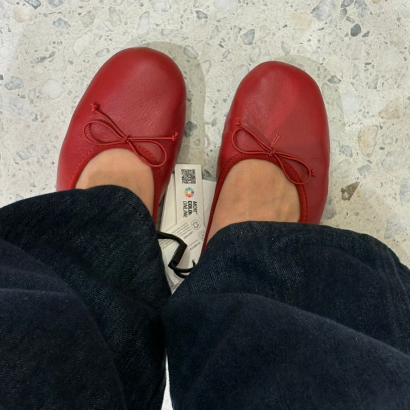 제니 더로우맛 ZARA 키즈 자라 플랫슈즈 실착&사이즈