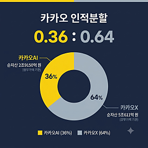 카카오 인적분할 완전 해부 — 비율·일정·투자 판단까지