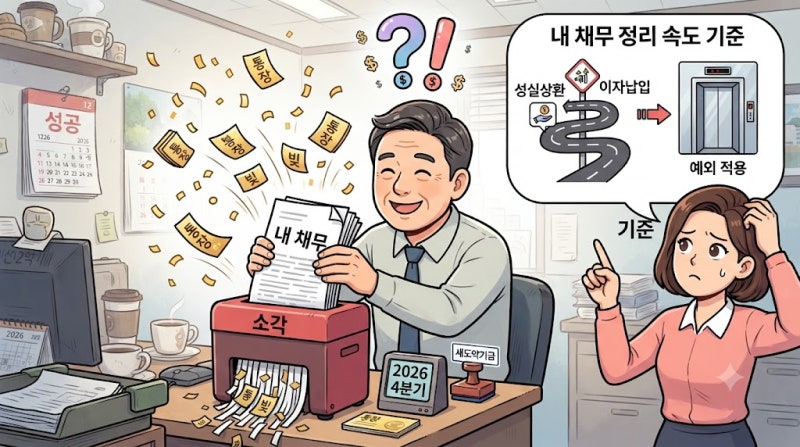 새도약기금 2026 4분기 추가 소각, 내 채무가 빨리 정리되는지 가르는 기준은 따로 있습니다