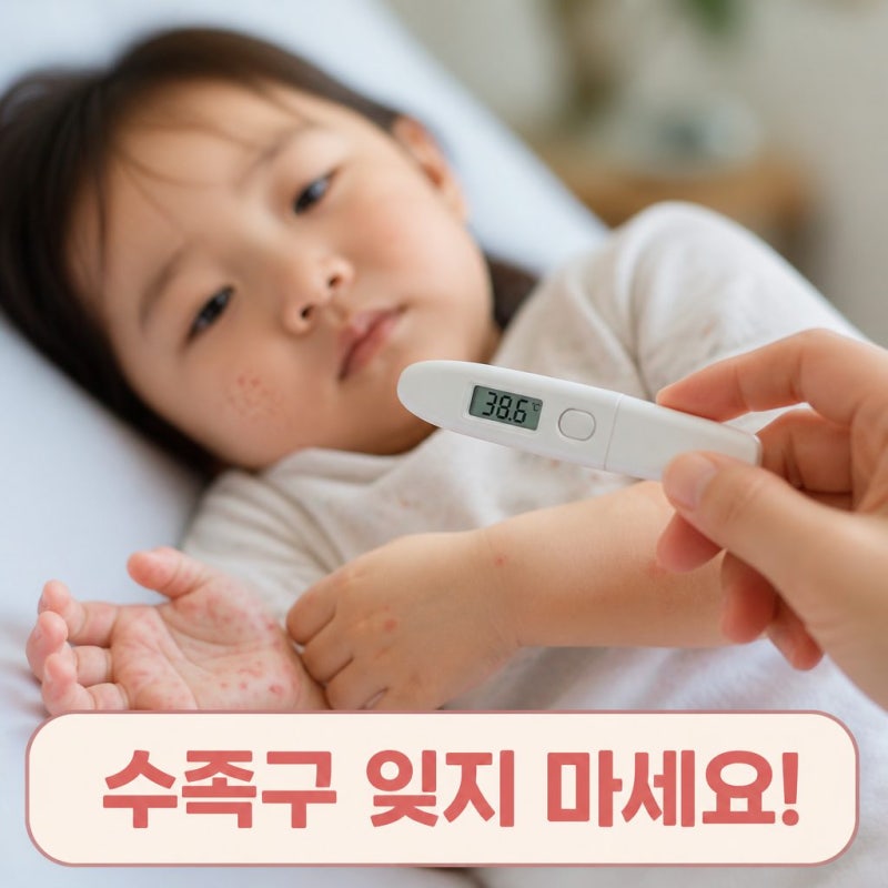 수족구증상 며칠 가나요? 잠복기부터 회복 과정까지 정리