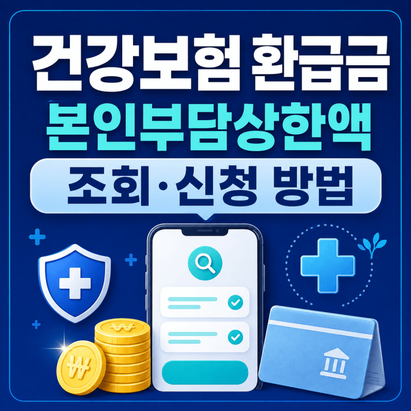 건강보험 본인부담상한액 초과금 조회｜환급 대상·신청 방법·입금 계좌