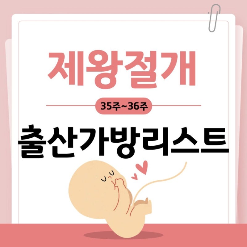 출산가방 준비물 리스트 / 출산가방 다이소 / 출산가방 필수템 / 제왕절개 출산가방 준비물