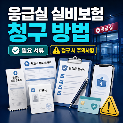 응급실 실비보험 청구 방법｜필요 서류와 청구 시 주의사항