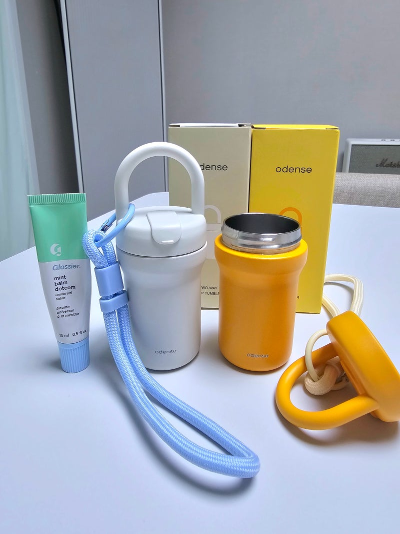 오덴세 투웨이 루프 텀블러 100ml 후기, 가방에 달고 다니는 키링 미니 텀블러 커플템 추천