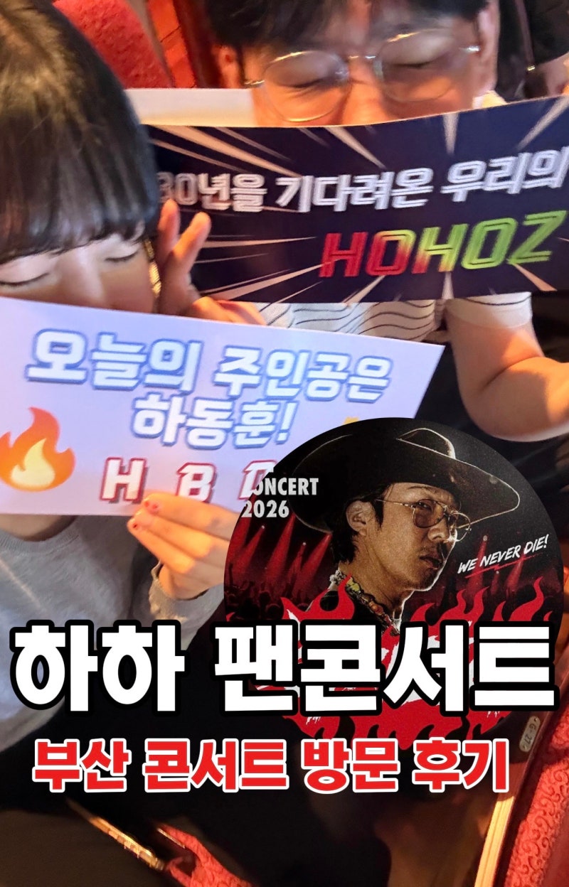 하하 팬콘서트 부산 관람 후기 / 9월 서울 공연 일정 정보 정리