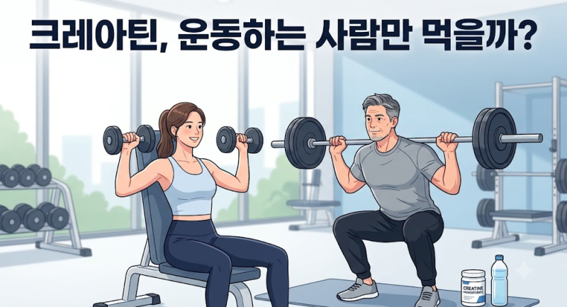 크레아틴, 운동하는 사람만 먹을까?