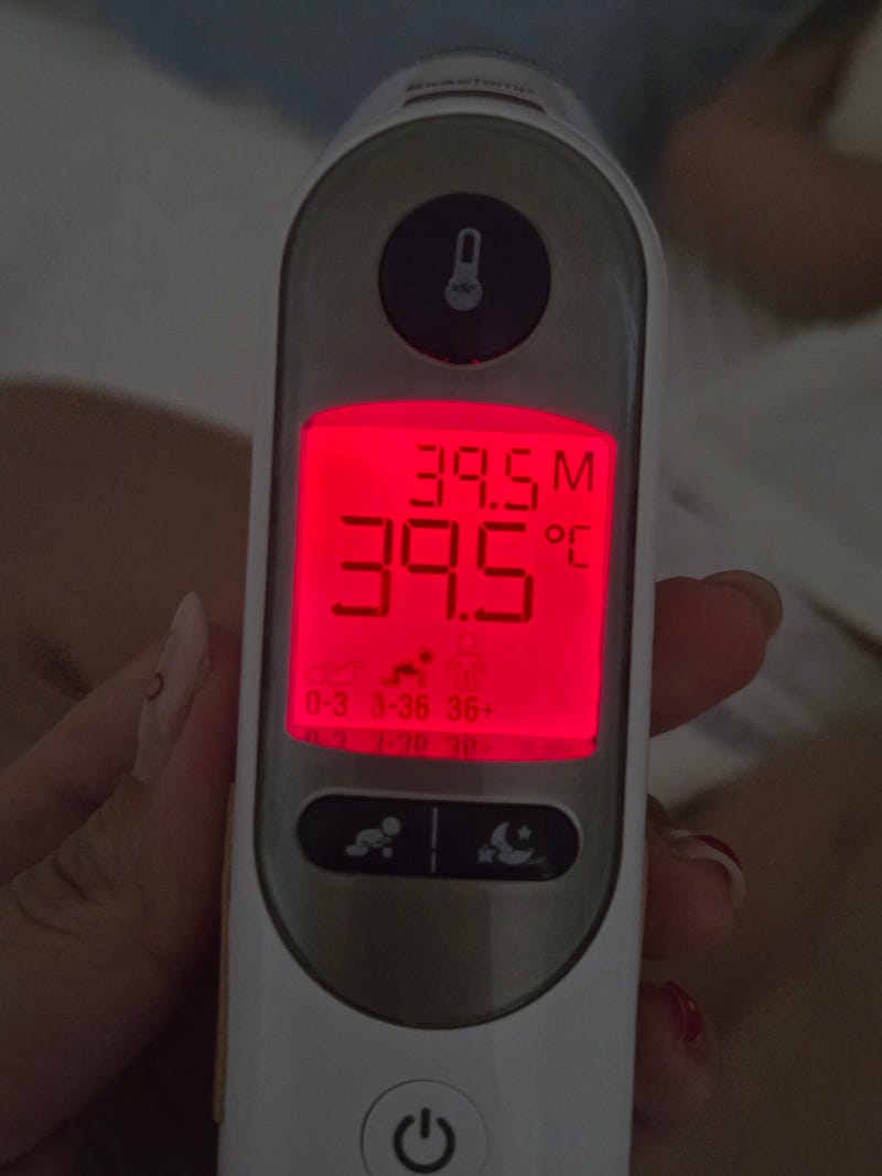 21개월 아기 첫 구내염｜계속되는 39℃ 고열, 1~2일차 증상과 먹은 음식