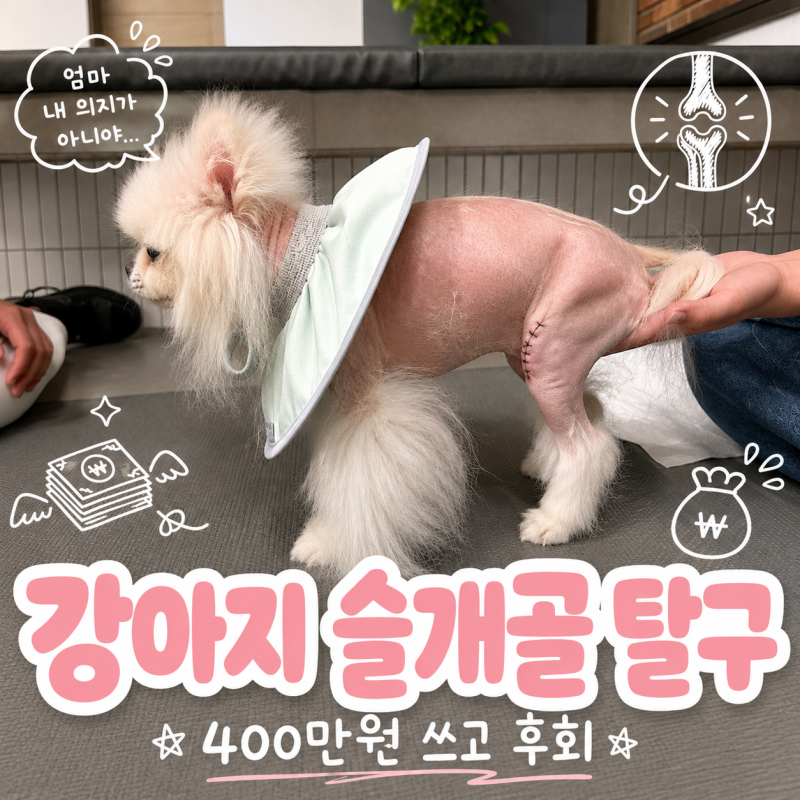 강아지 슬개골 탈구 예방, 수술비 400만원 쓰고 후회한 것