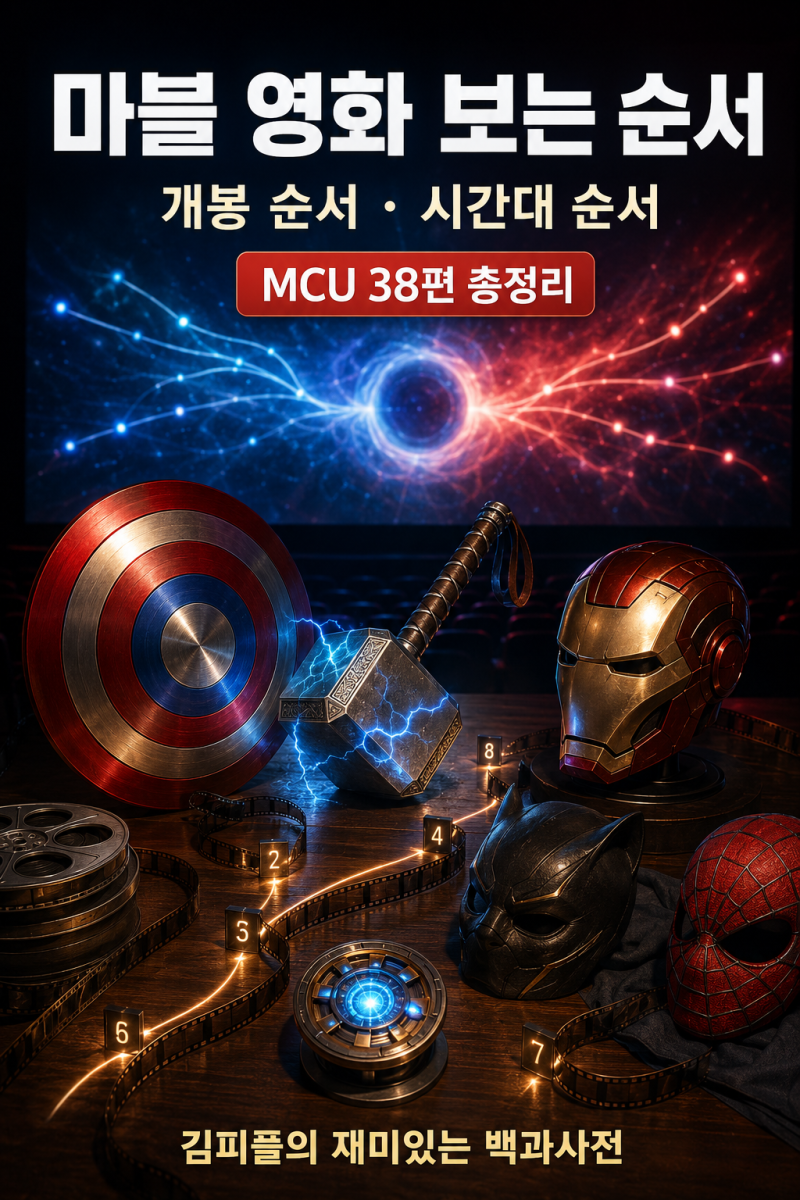 마블 영화 보는 순서 총정리