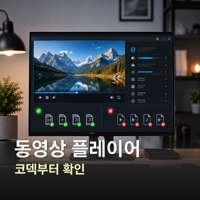 동영상 플레이어 선택 기준, MP4와 코덱 차이부터