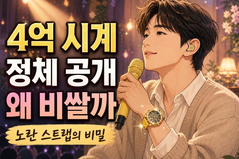 MC몽 콘서트 4억짜리 시계 정체, 노란 스트랩 리차드밀 RM 11-03 가격과 특징 총정리