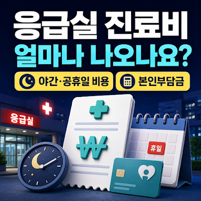 응급실 진료비 얼마나 나오나요?｜야간·공휴일 비용과 본인부담금
