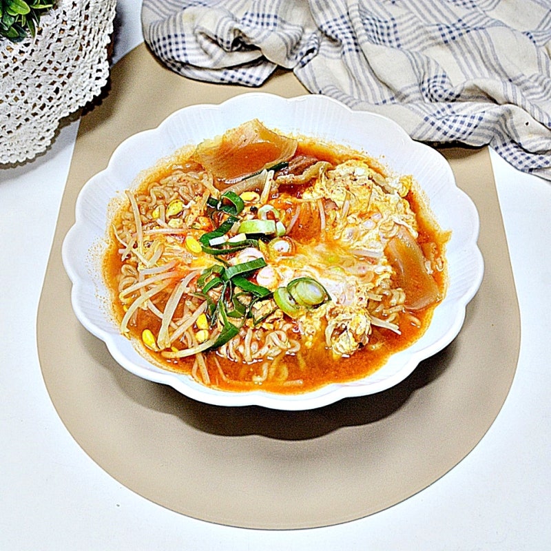 콩나물라면 레시피 해장라면 김치 라면 요리