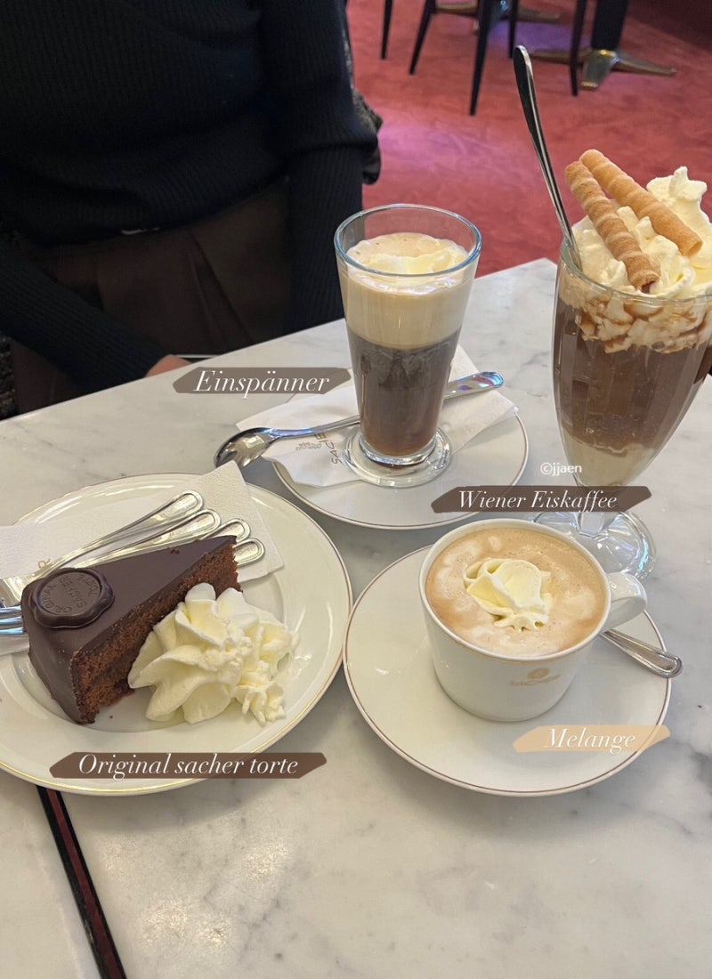 오스트리아 비엔나 3대커피 : 카페 자허 Cafe Sacher Wien 동유럽 여행 필수코스