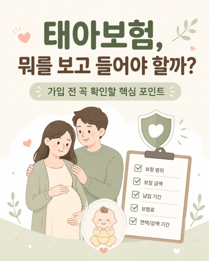 태아보험 필수특약 뭐가 중요할까?｜가입 전 꼭 확인해야 할 7가지