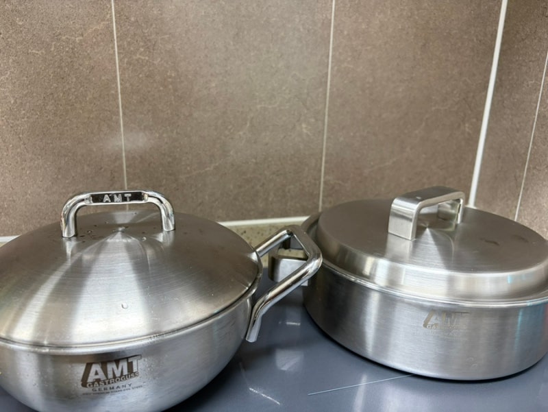 스텐 냄비 추천! AMT 샤프 양수웍 20cm 실사용 후기 (프로 비교 & 쉐프원)