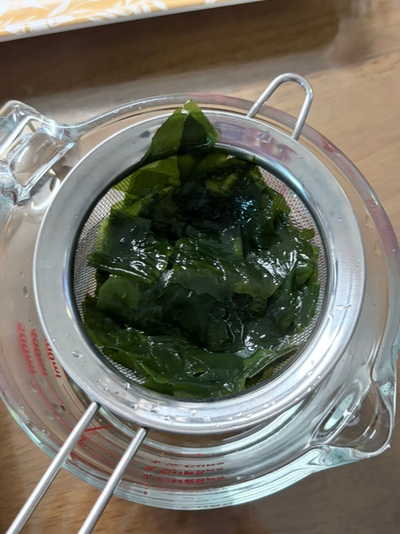 [중기이유식] 미역큐브 만들기