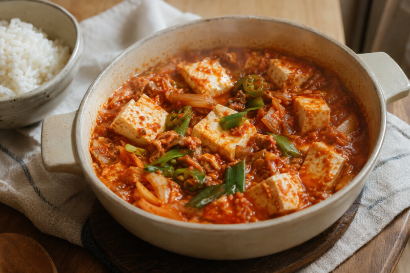 참치 두부짜글이 만드는 법
