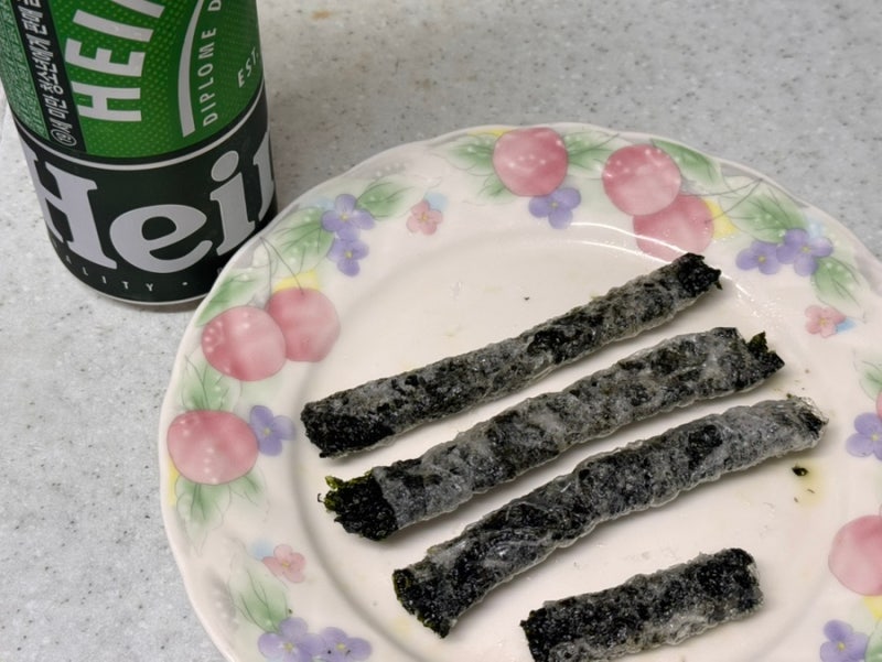 초간단 김부각 만드는 법 레시피 간단과자 맥주 술 안주