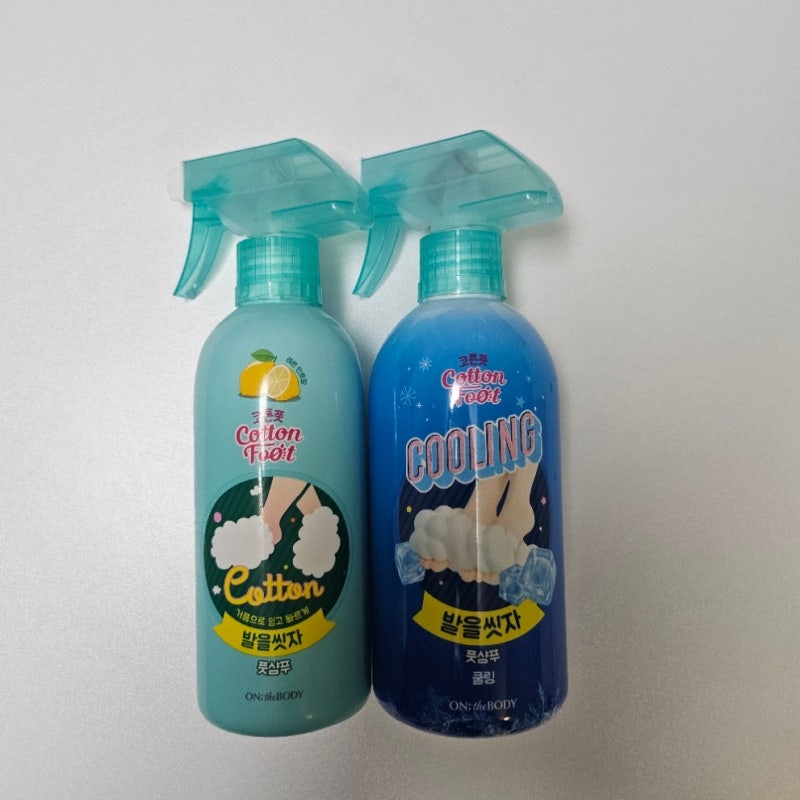 발을 씻자 풋샴푸 510ML 쿨링 실사용 후기