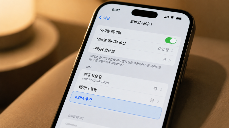이심 데이터로밍 직접 써보고 정리한 설정 방법
