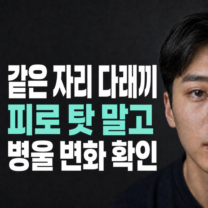 다래끼 나는 이유, 같은 자리 멍울을 피로로 넘기면 안 되는 때
