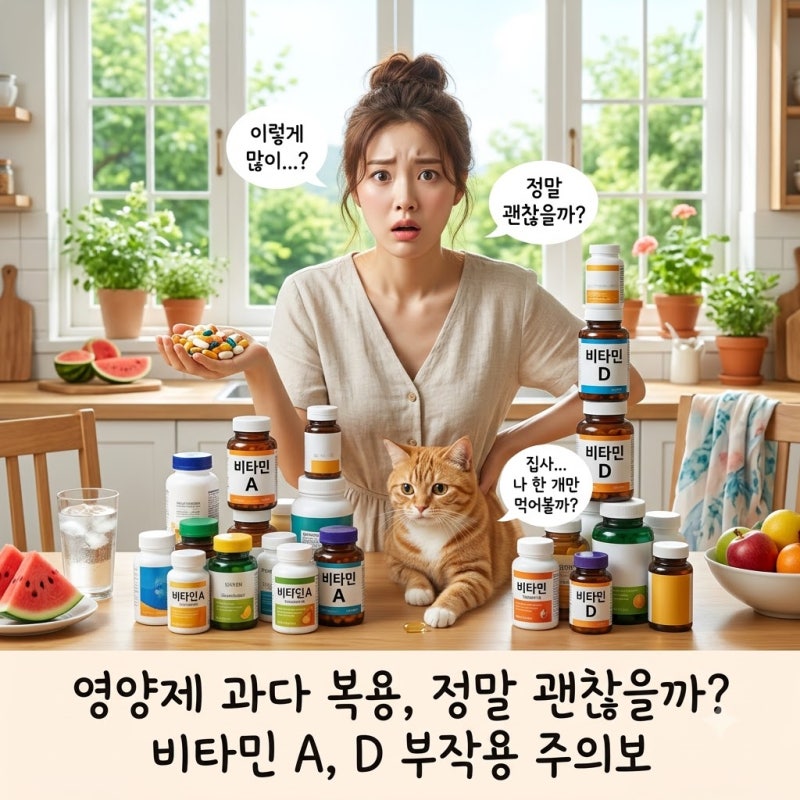 영양제 많이 먹는다고 좋을까? 비타민 A · D 과다복용 부작용 주의