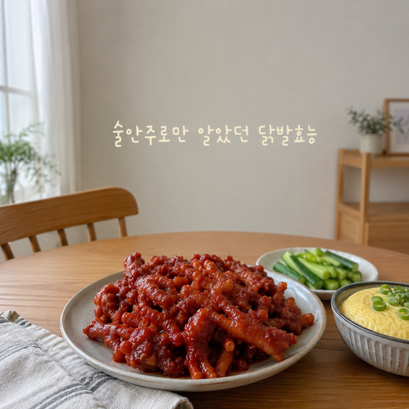 술안주로만 알았던 닭발효능과 영양 성분
