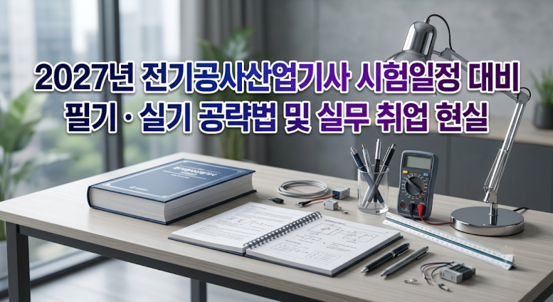 2027년 전기공사산업기사 시험일정 대비 필기 · 실기 공략법 및 실무 취업 현실