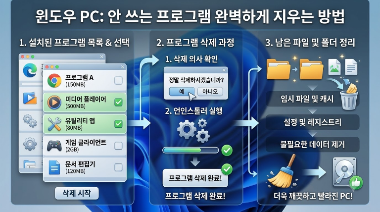 [Revo Uninstaller Free] Windows에서 프로그램을 깔끔하게 제거하는 방법