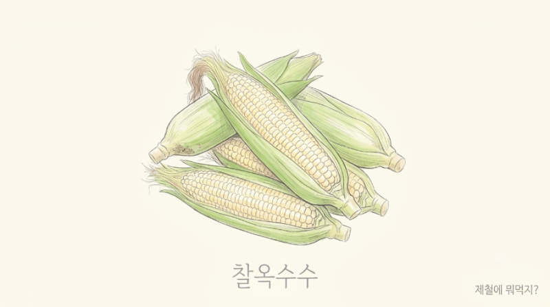 찰옥수수 제철은 언제? 8월 장보기 전에 알아둘 수확 시기와 고르는 법