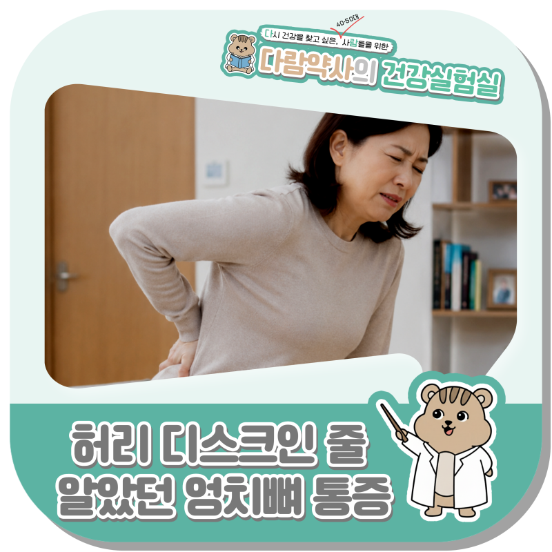 허리 디스크인 줄 알았는데 천장관절 통증, 가장 많이 착각하는 부위