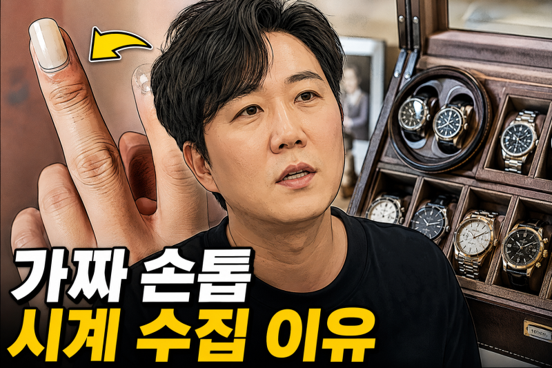 도경완 가짜 손톱 고백, 급성 골수염 5차례 수술부터 손목시계 수집까지